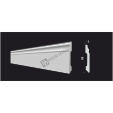 Плинтус Decor Dizayn DD15 Полистирол 2000*99*14 мм