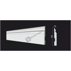 Плинтус Decor Dizayn DD50 Полистирол 2000*126*16 мм
